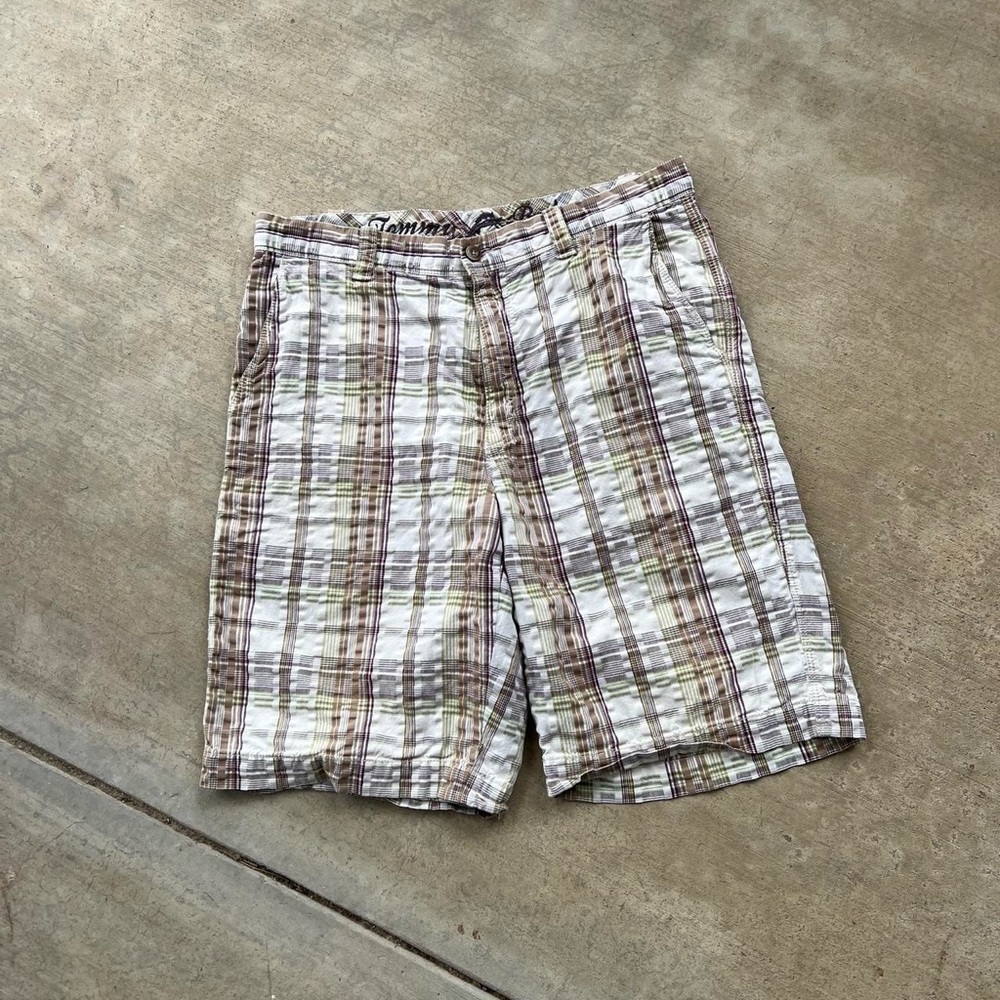 Vintage Y2k Tommy Bahama Plaid Shorts